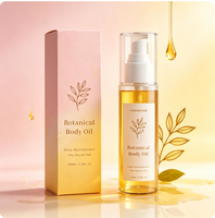Huile corporelle hydratante personnalisée en petite quantité, beurre de karité, légère, facile à absorber, application quotidienne, soin de massage, pour femmes, tous types de peau