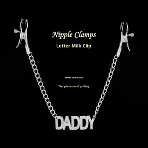 Abrazaderas de pezón de cadena de Metal SM para adultos de Venta caliente para entrenamiento accesorios de castigo alternativos para sexo para comercio exterior - Product Image 2