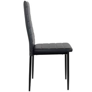 Free Sample Modern Metal Legs High Back Restaurant <b>Dinning</b> <b>Chairs</b> PU Leather Dining Room <b>Chair</b> - Product Image 5