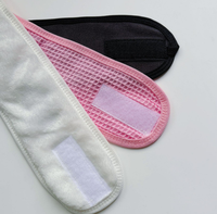 Bandeau de cheveux coloré personnalisé OEM pour femmes Accessoires pour cheveux Bandeau facial de spa avec logo personnalisé Bandeaux pour soins de la peau pour salon de beauté et spa