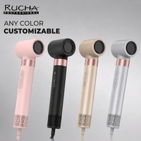 RUCHA 8-in-1 Styler BLDC Haartrockner-Bürste Professioneller Glätter und Lockenstab Styling-Werkzeuge Heißluftbürste