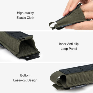 IDOGEAR Carbon Fiber Tactische Enkelvoudige Magazijn <span class=keywords><strong>Pouch</strong></span> 500D Nylon Camo Molle Tactische Magazijn <span class=keywords><strong>Pouch</strong></span> voor 9mm Magazijnen - Product Image 4