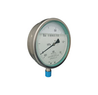 Accuracy 1% 150mm Stainless Steel Bottom Connect Oil Filled Pressure Gauge