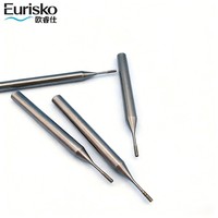 Jeu de fraises diamantées électroplaquées professionnelles pour le lissage et l'usinage de précision des petits trous dans la céramique technique en zircone