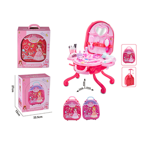 Giocattoli educativi per ragazze regali in età prescolare fingi giochi di bellezza valigia <span class=keywords><strong>Set</strong></span> di scatole per il trucco - Product Image 6