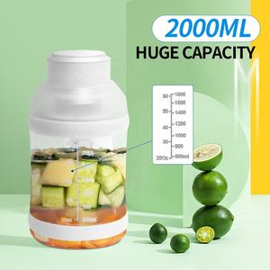 Turuncu sıkacağı meyve taşınabilir şişe elektrikli karıştırma fincan protein mikser elektrikli meyve sıkacağı bardağı blender - Product Image 5