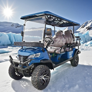 Voiturette de golf électrique 4 places à aménagement ergonomique, faible vibration, confort de conduite, pour les visites touristiques et les loisirs en hôtel - Product Image 3