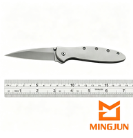 Couteau pliant EDC en acier inoxydable OEM personnalisé pour la survie en plein air, la chasse et le camping