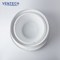 Diffuseur de jet d'air réglable en aluminium pour système de climatisation Ventech HVAC ODM/OEM