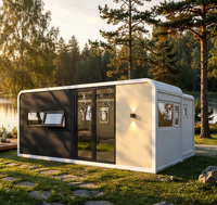 Cabines préfabriquées multifonctionnelles Apple en vente, 20 pieds, 40 pieds, maison modulaire moderne de type conteneur avec bureau et toilettes