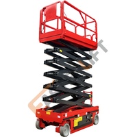 Plateforme élévatrice mobile hydraulique à ciseaux autopropulsée Fasterlift de haute qualité, 100 kg, 10 m, hauteur maximale de 18 m