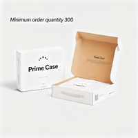 Individuell Bedruckte Flache Papierverpackungsbox Wellpappe Karton Gestanzte Faltbare Kraft-Versandbox