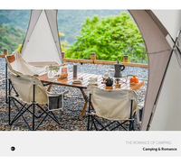 Tente Dôme Camouflage de Luxe Moderne Grande Capacité pour Famille, Portable, Pop-Up, Imperméable et Respirante en Tissu Oxford de Haute Qualité