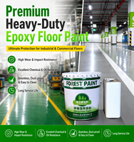 Peinture époxy 2K pour sols en ciment, béton et garage, usage commercial et résidentiel, prix fabricant, directement de l'usine OEM