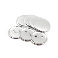 Fiable et bon marché Original usine haute qualité Sublimation vierge 2.5 pouces fer blanc bouton broche