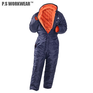 Tuta <span class=keywords><strong>da</strong></span> <span class=keywords><strong>Lavoro</strong></span> <span class=keywords><strong>da</strong></span> Uomo Imbottita Invernale Antivento e Riflettente, <span class=keywords><strong>Abbigliamento</strong></span> di Sicurezza Impermeabile e Termico <span class=keywords><strong>da</strong></span> Miniera in Poliestere Taglie Forti - Product Image 3