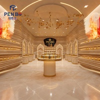 Parfumerie de style arabe haut de gamme, centre commercial, aménagement d'intérieur, parfumerie en marbre, meubles de bar à parfums