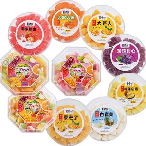 Spuntini esotici all'ingrosso succo <span class=keywords><strong>di</strong></span> <span class=keywords><strong>frutta</strong></span> gommoso 368g scatola da giardino cocco mango sapore durian <span class=keywords><strong>torta</strong></span> snack - Product Image 1