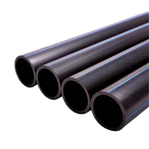 Pn10 110mm Hdpe Pipe Matériaux de plomberie Tubes en plastique Alimentation en eau 15 Hdpe Pipe