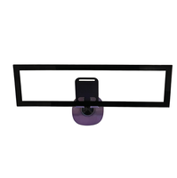 Écran d'affichage rectangulaire en verre flotté ultra-clair, traité anti-reflet, résistant aux rayures 9H, avec revêtement AR, pour décoration solaire
