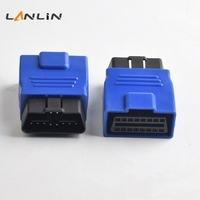 Cable de Extensión OBD2 de 16 Pines con Alimentación Completa, 12V 24V, Adaptador para Diagnóstico de Computadora a Bordo del Vehículo