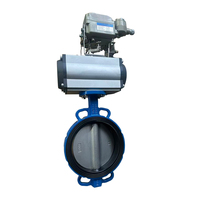 Vanne papillon pneumatique à joint souple DN50-DN300 pour le traitement de l'eau