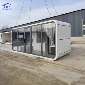 Nuevo Diseño de Casa Prefabricada Tipo Cabaña Apple, Casa Pequeña Móvil, Cabaña Tipo Pod con Baño - Product Image 5