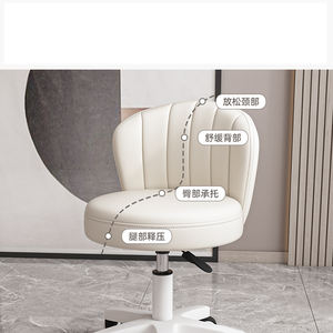 Tabouret de pédicure bleu pour salon de beauté moderne Chaise de technicien de pédicure à ongles avec roues à rotation hydraulique - Product Image 6