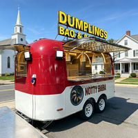 Remorque alimentaire commerciale, Food Truck à crêpes, Food Truck à dumplings, Remorque alimentaire mobile à vendre, Food Truck vintage personnalisé