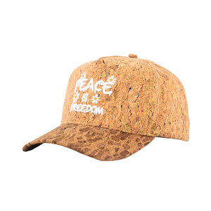 Casquette de baseball TCAP Chine à 5 panneaux, personnalisée, en liège naturel, cuir, tissu polyester avec broderie, réglable, pour toutes les saisons - Product Image 3