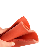 Plaque en mousse de silicone résistante aux hautes températures pour machine de transfert thermique, avec support adhésif, absorption des chocs et mousse d'étanchéité