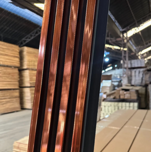 Giảm giá <span class=keywords><strong>2025</strong></span> màu sắc mới cao bóng kim loại thiết kế WPC Tường Nội Thất Bảng điều khiển cho phòng ăn khách sạn biệt thự - Product Image 2