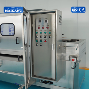 Laveuse industrielle de conteneurs alimentaires à haute pression avec panier rotatif et triple cycle d'eau pour nettoyage alcalin - Product Image 2