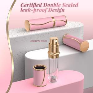 ขวดฉีดน้ำน้ำหอมหนังแท้10มล. ขวดสเปรย์เติมด้านล่างสำหรับน้ำมันหอมระเหยน้ำหอมสุดหรู - Product Image 3