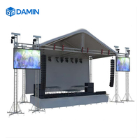 Estructura de armazón de aluminio para iluminación y pancartas de presentación con marco de armazón de aluminio