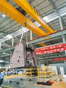 Grúa aérea de 20 toneladas de doble haz EOT, servicio de larga duración, grúa de puente de elevación eléctrica - Product Image 6