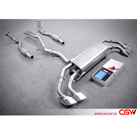 Pabrik CGW Grosir Pipa Knalpot Depan dan Belakang SUS304 Presisi 3D Scan untuk Audi Q7 3.0 Supercharged 2017-2019