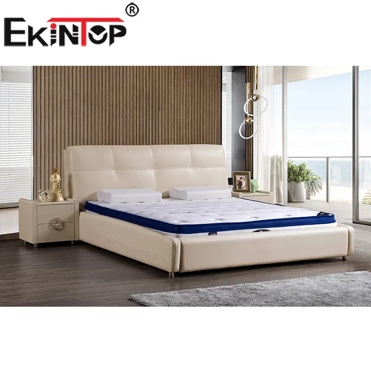 Ekintop venda quente novo design de mobiliário contemporâneo cama camas de cama da menina princesa up-coldre