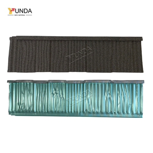 Cường độ cao đá tráng kim loại mái ngói 0.45mm lồng vào nhau màu lợp bệnh zona cho Nhà kho - Product Image 5