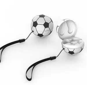 OEM-auriculares de doble oreja con Bluetooth v5.0, dispositivo de audio con forma de bola, regalo personalizado, venta al por mayor
