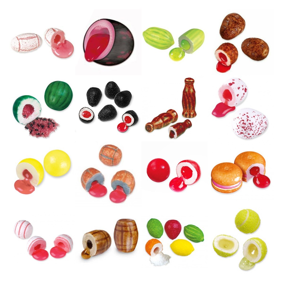 Customized jam/sour powder filling chinese bubble gum