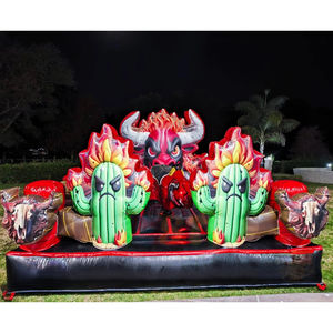 Carnival <strong>Games</strong> Inflatable Toro Mecanico Inflatable Crazy Rodeo <strong>Bull</strong> Riding <strong>Games</strong> Mechanical <strong>Red</strong> <strong>Bull</strong> Ride for Kids and Adults - Product Image 3