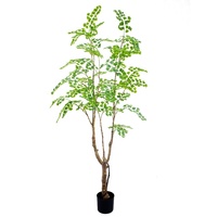 Arbre artificiel Ginkgo Biloba réaliste de 180 cm, faux Ginkgo pour la décoration intérieure du salon, du bureau ou de la maison