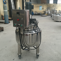 Système de réacteur à enveloppe en acier inoxydable personnalisé 1000L 2000L, cuve de mélange, agitateur, pompe, contrôle PLC pour le traitement chimique