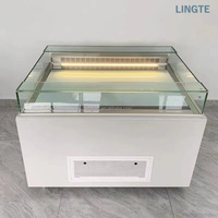 Vitrine réfrigérée ouverte pour pâtisserie, chocolat, desserts, boulangerie, gâteaux, vitrine réfrigérée pour gâteaux