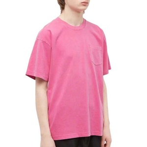 Camiseta de Hombre de Talla Grande, Estilo Vintage, Lavado Ligeramente Ácido, para Gimnasio, con Logotipo y Tela Personalizados, Proveedor OEM - Product Image 1