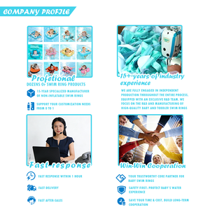 Conjunto de Anéis de Natação para Adultos WaterDream em PVC, Flutuador para Piscina Infantil, Equipamento de Natação para Iniciantes Unissex - Product Image 6