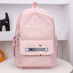 2025 New Style Waterproof Nylon Fashion Large Capacity Shoulder Pencil <strong>Backpack</strong> for Junior High School Students Cute School Bag - Product Image 1