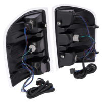 Feux arrière clairs avec ampoules pour Chevrolet Silverado 1500 2500HD 3500HD 2007-2014