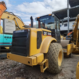 Rodillos compactadores de segunda mano Caterpillar: Rodillo compactador usado CAT CS583D, Compactadores de suelo usados CAT CS683E, Rodillos compactadores de un solo tambor. - Product Image 4